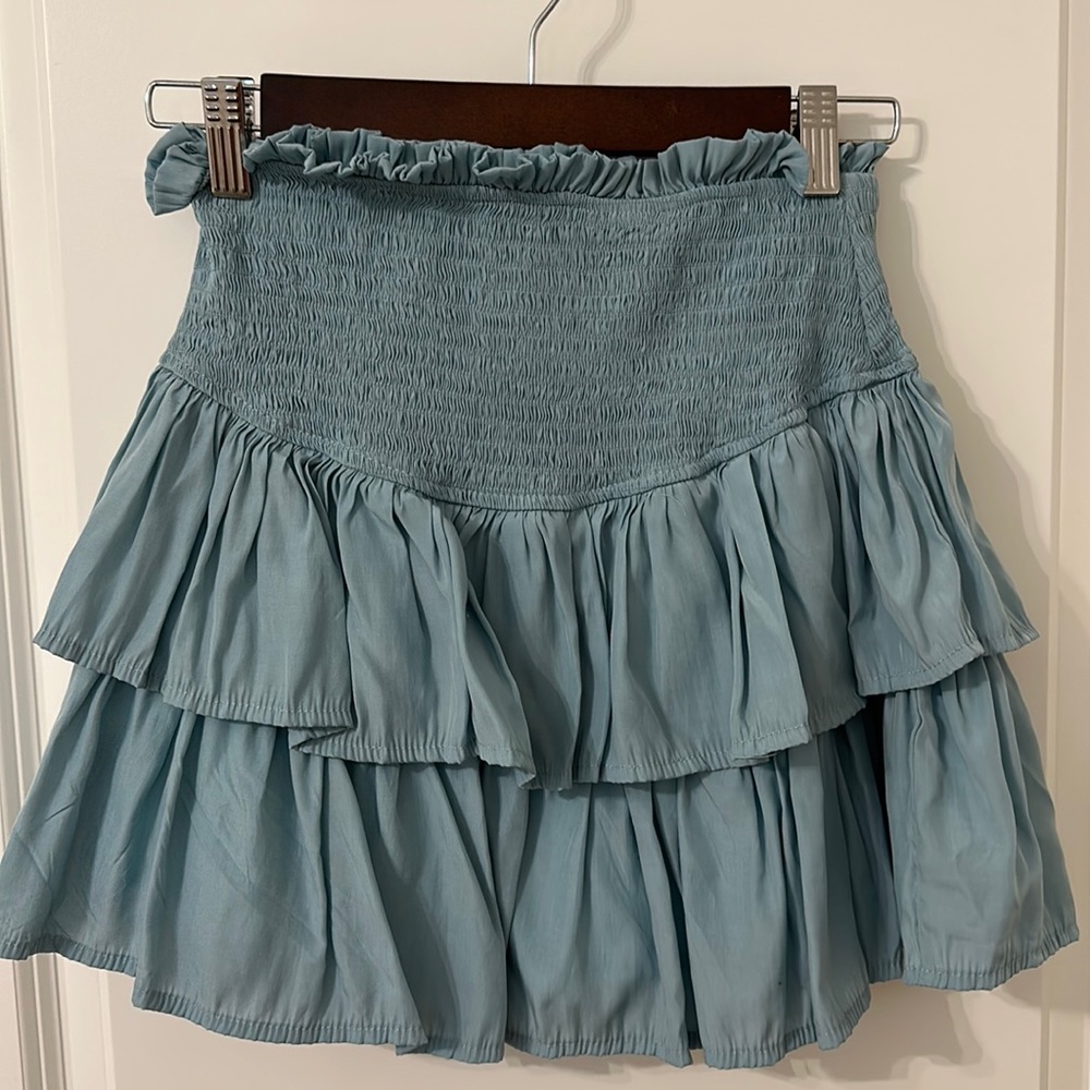 Sky blue skort
